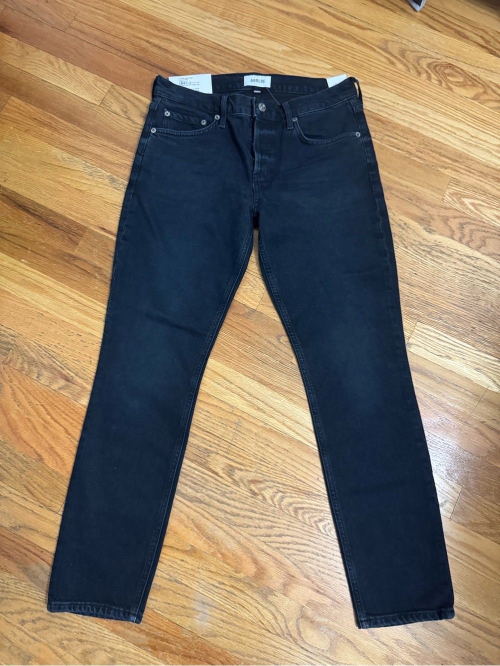Agolde cocktail ankle low rise ankle skinny jeans